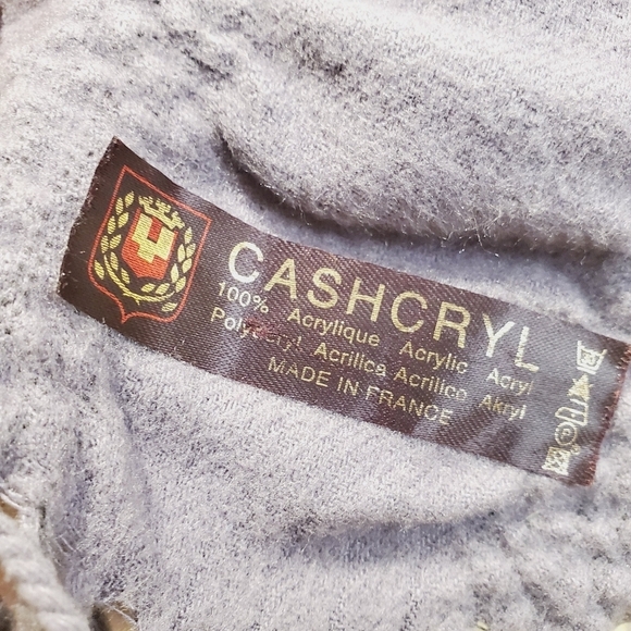 Cashcryl women's purple Scarf acrylique - Picture 5 of 6